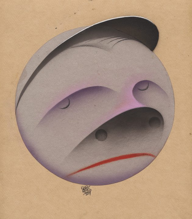 caricature of Ruths head