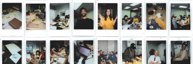 Polaroid Photos of Design Hive