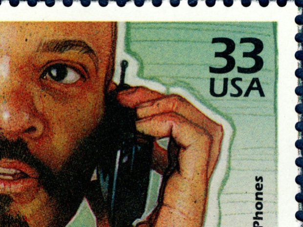 cellular phone stamp