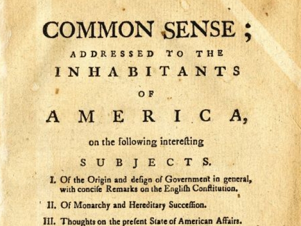 Thomas Paine's "Common Sense" Pamphlet
