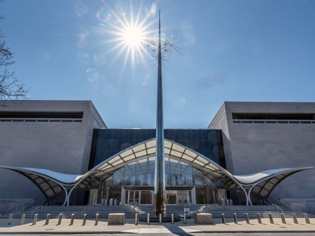 National Air and Space Museum entrance on Jefferson Drive