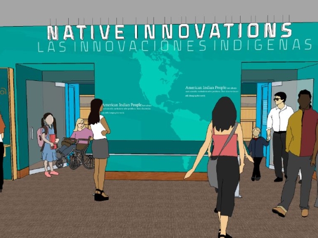 Artists rendering of entry to imagiNATIONS