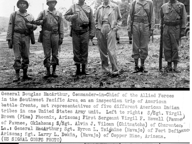 General Douglas MacArthur, commander-in-chief of the Allied forces in the South