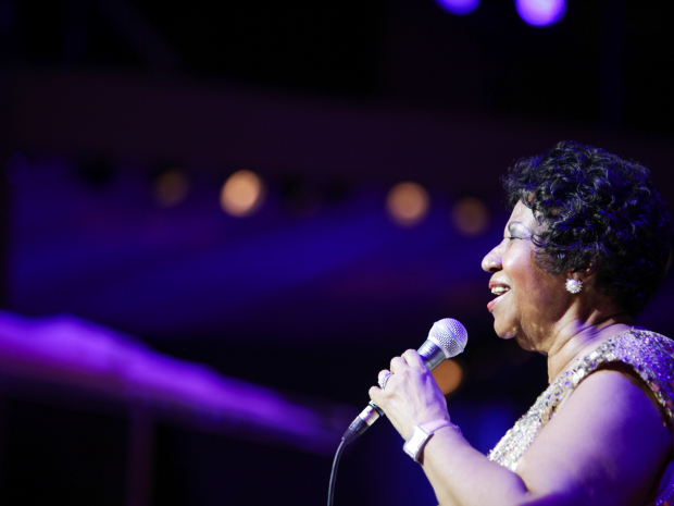 Aretha Franklin in performance