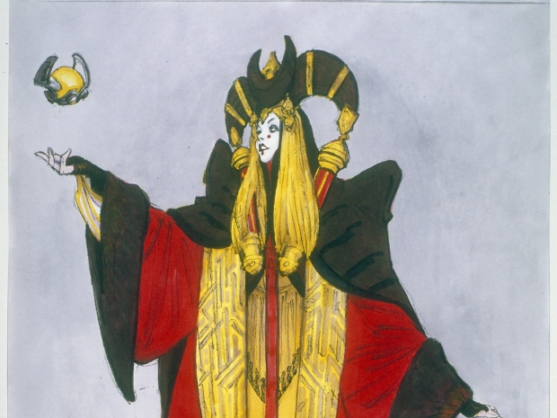 Star Wars Costume: Concept Art Queen Amidala Senate Gown