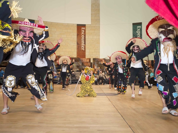 Dancers in performance