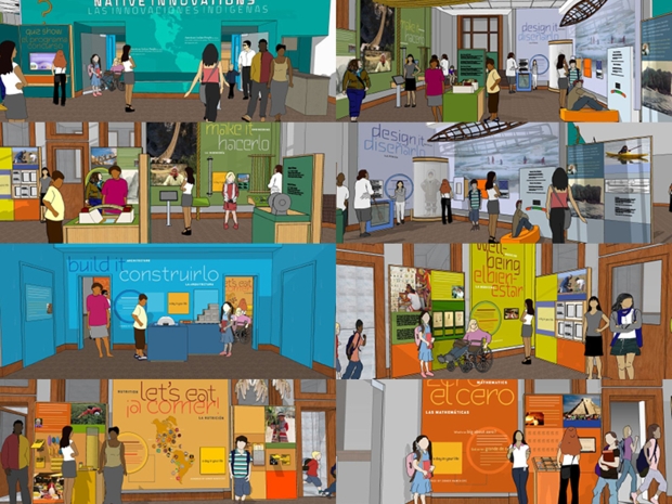 Artists rendering of ImagiNATIONS Gallery