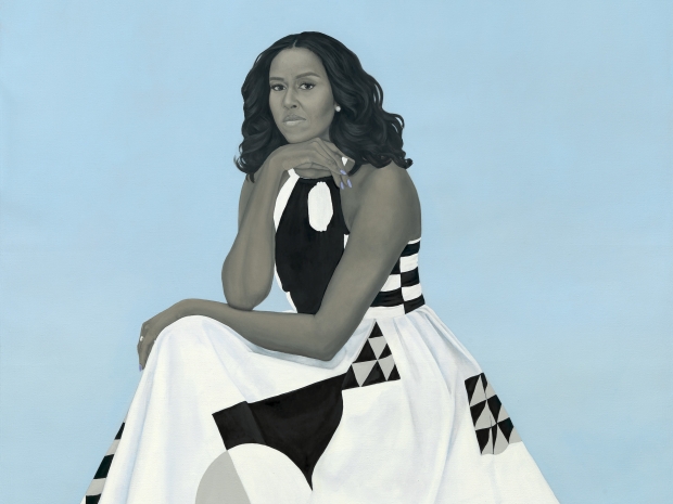 portrait of Michelle Obama