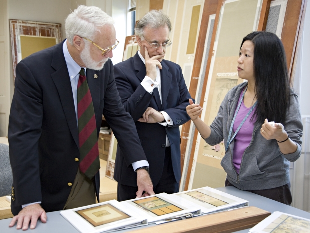 Secretary Clough Visiting Freer and Sackler Galleries