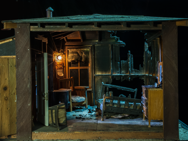 Nutshell Studies - burned cabin