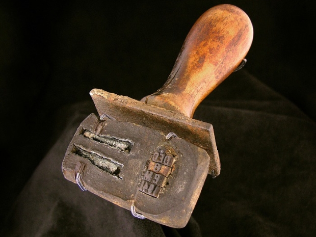Handstamp used at Pearl Harbor on the USS Oklahoma