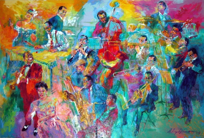 LeRoy Neiman's "Big Band"